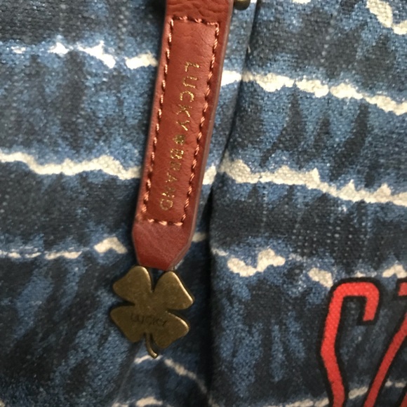 Lucky Brand Portland Stay Sandy Tote Beach Bag - Picture 4 of 8